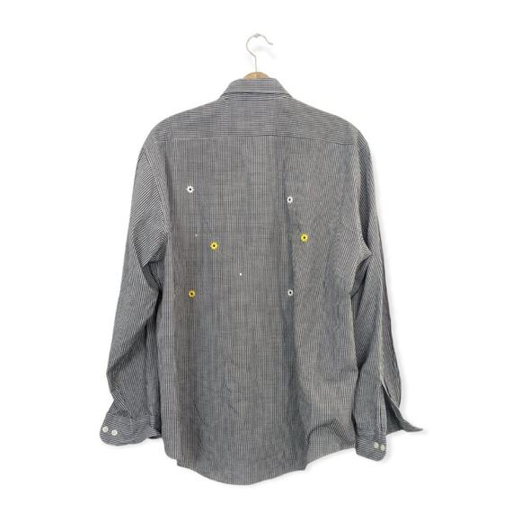 Vintage Mili Designs Sunflower Long Sleeve Button Down Top Size XL - Picture 2 of 6